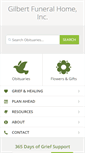 Mobile Screenshot of gilbertfunerals.com